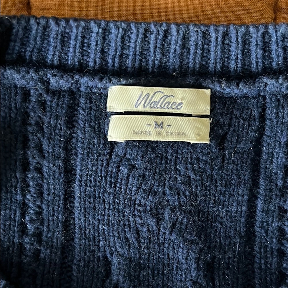 Wallace Blue Knit Sweater
